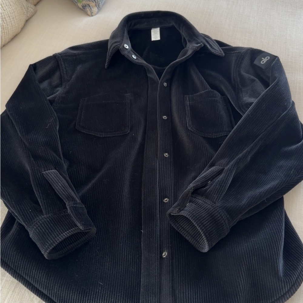 ALO Yoga Ribbed Velour Mountain Side Shacket